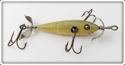 Vintage Heddon Slate Early Wood Box Model 100 Minnow Lure 102