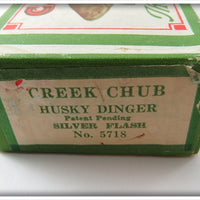 Creek Chub Silver Flash Husky Dinger Empty Box