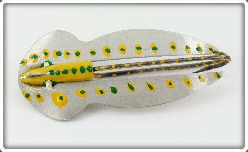 Vintage Ike Walton's Yellow & Green Weedless Lure