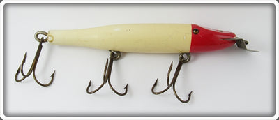 Creek Chub Red & White Thin Body Husky Pikie Lure 2302