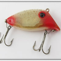 Vintage Sportsman Lure Co Red & White Perky Perch Texas Lure