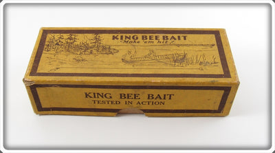 Vintage King Hardware Co King Bee Bait Empty Box