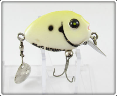 Vintage Heddon Yellow Pearl Tiny Punkin Spin Lure 382 YPR