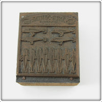 Vintage Shur Strike Minnows Catch The Fish Printer's Block