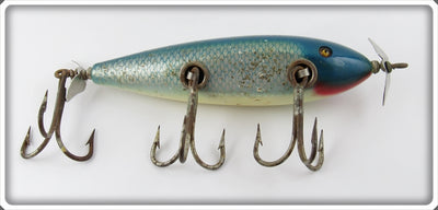 Vintage Creek Chub Blue Flash Husky Injured Minnow 3534 3500 Special