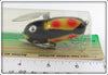 Heddon Black Yellow Wings Crazy Crawler On Card