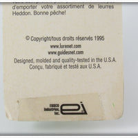 Heddon Brown & Black Crazy Crawler On Card