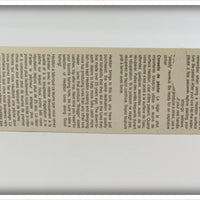 Heddon Brown & Black Crazy Crawler On Card