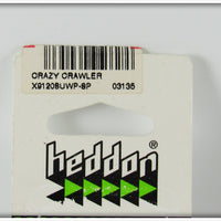 Heddon Light Green Bullfrog Crazy Crawler With Card