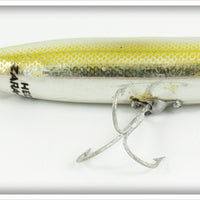 Vintage Heddon Nickle Plated Yellow Zara Spook Lure 9250 NPY