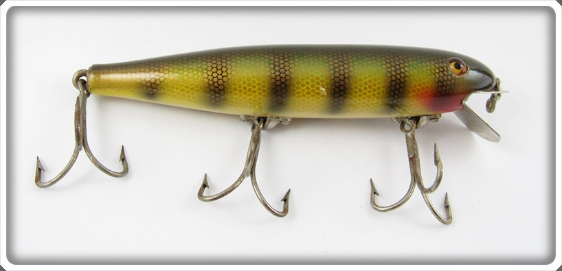 Vintage Pflueger Natural Perch Scale Palomine Lure 5006