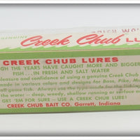 Creek Chub Perch Tack Eye Wiggler In Box 101 Special