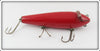 Vintage Jamison Solid Red No. 1 Winged Mascot Lure