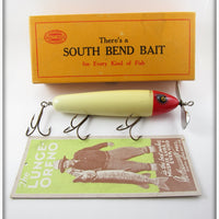 South Bend Red Head White Body Lunge Oreno In Box 966 RH