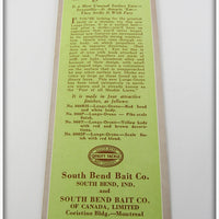 South Bend Scale Finish Red Blend Lunge Oreno In Box 966 RSF