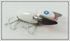 Heddon White Blue Eyes Crazy Crawler Lure X9120WBE 