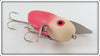 Heddon White Head Red Body Crazy Crawler With Card