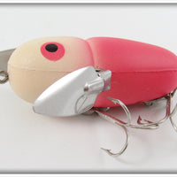 Heddon White Head Red Body Crazy Crawler With Card