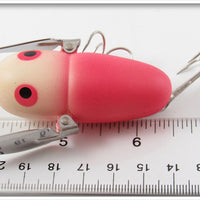 Heddon White Head Red Body Crazy Crawler With Card