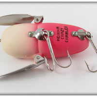 Heddon White Head Red Body Crazy Crawler With Card