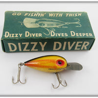 Fishathon Bait Mfg Little Joe Dizzy Diver In Silver Black Scale Box D-21
