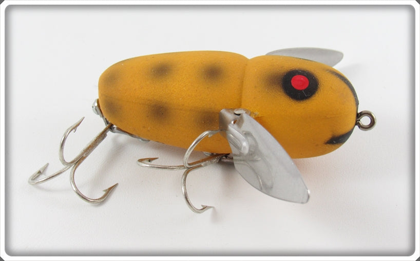 Heddon Yellow Black Spots Crazy Crawler Lure X9120SUYBS