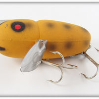 Heddon Yellow Black Spots Crazy Crawler