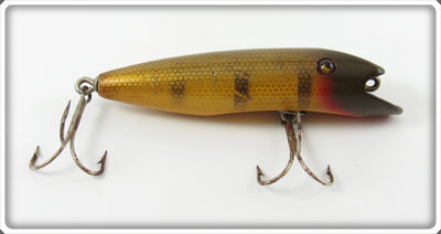 Vintage Shur Strike Pikie Scale Concave Belly Darter Lure Y0