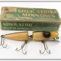 Vintage Shur Strike Shiner Scale Jointed Pikie In Box 