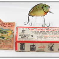 Vintage Heddon Sunfish Punkinseed Sinker Lure In Box 730 SUN