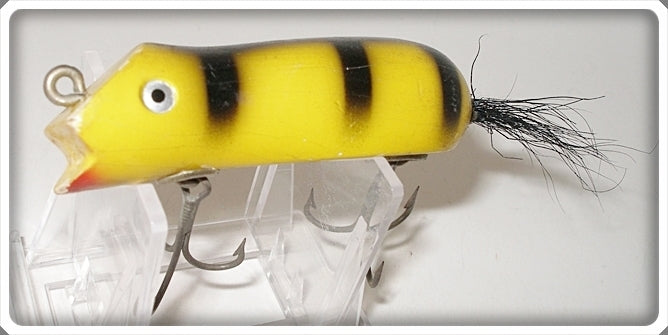 Vintage Creek Chub Tiger Stripe Mouse Lure For Sale