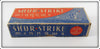 Vintage Shur Strike Black Plunker Empty Lure Box PL-13 