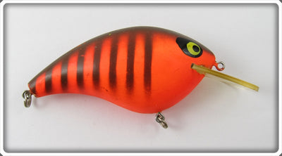 Vintage Smithwick Orange & Brown Stripes Bo Jack Lure B-3050