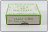 Creek Chub True To Nature Fly Rod Lure Empty Box