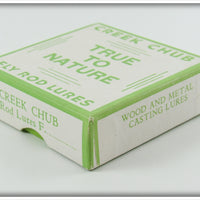 Creek Chub True To Nature Fly Rod Lure Empty Box