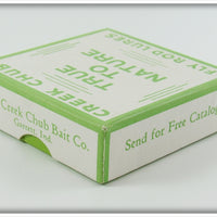 Creek Chub True To Nature Fly Rod Lure Empty Box