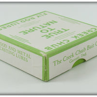 Creek Chub True To Nature Fly Rod Lure Empty Box
