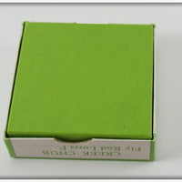 Creek Chub True To Nature Fly Rod Lure Empty Box