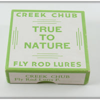 Vintage Creek Chub True To Nature Fly Rod Lure Empty Box
