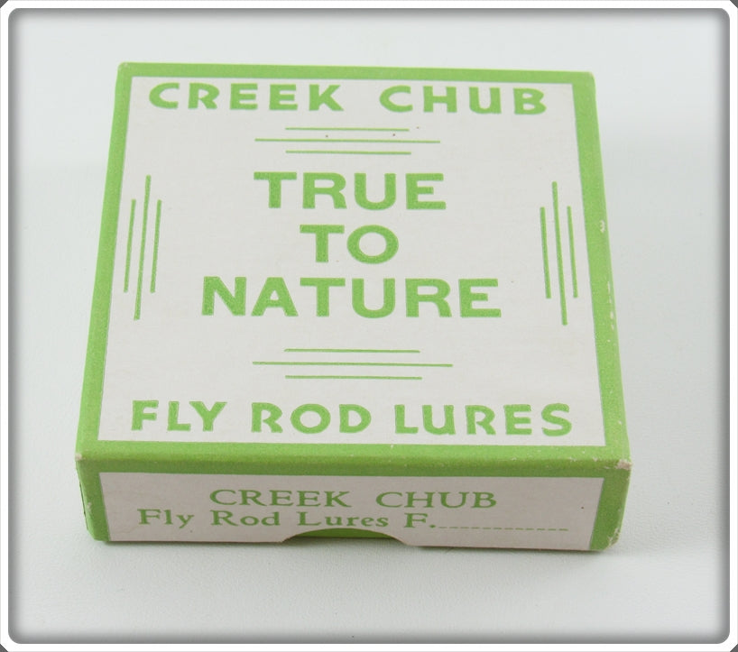 Vintage Creek Chub True To Nature Fly Rod Lure Empty Box