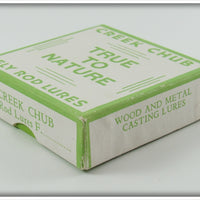 Creek Chub True To Nature Fly Rod Lure Empty Box