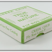 Creek Chub True To Nature Fly Rod Lure Empty Box