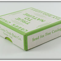 Creek Chub True To Nature Fly Rod Lure Empty Box