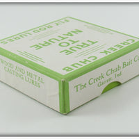 Creek Chub True To Nature Fly Rod Lure Empty Box