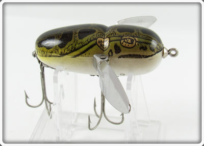 Vintage Heddon Natural Leopard Frog Crazy Crawler Lure 9120 NF