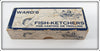 Vintage Ward's Fish Ketchers Pike Ketcher Empty Lure Box 7982