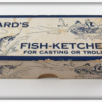 Vintage Ward's Fish Ketchers Pike Ketcher Empty Lure Box 7982