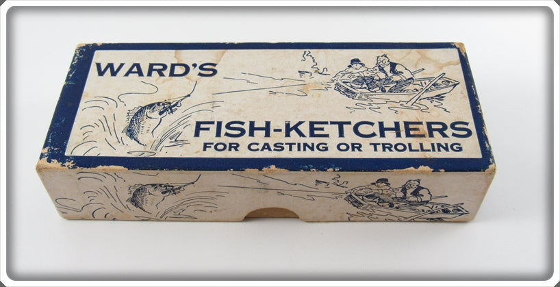 Vintage Ward's Fish Ketchers Pike Ketcher Empty Lure Box 7982 For Sale