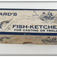 Vintage Ward's Fish Ketchers Pike Ketcher Empty Lure Box 7983