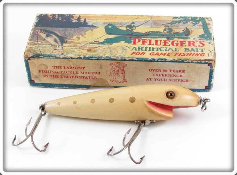 Pflueger Luminous Gold Spots Surprise Minnow Lure In Box 3970 